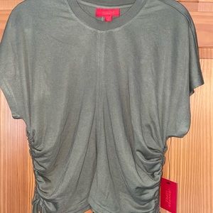 Olive green Jennifer Lopez top